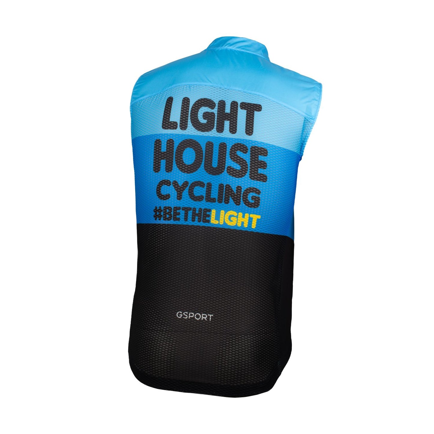 Chaleco cortavientos BOLD azul-negro LHCC pro 2023