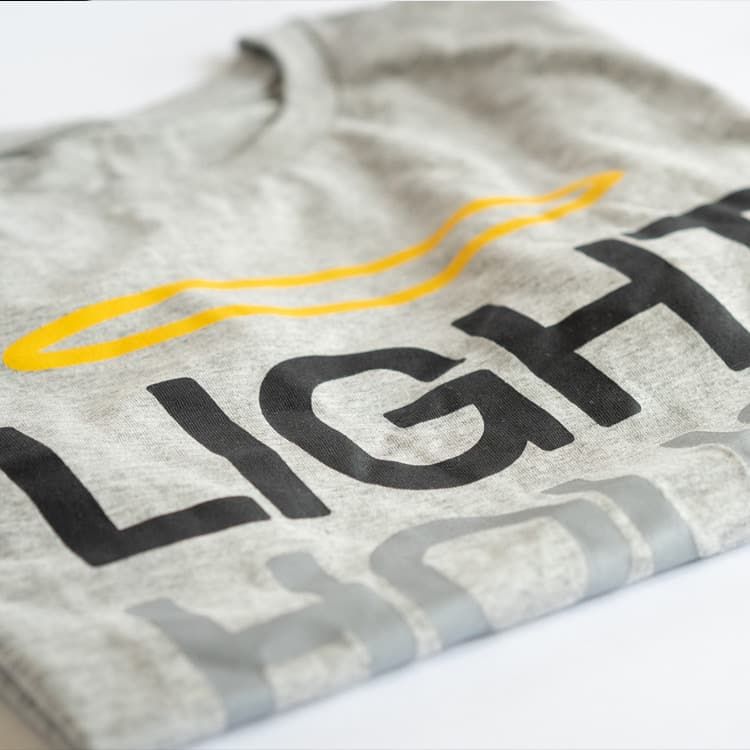 Camiseta motto LHCC gris