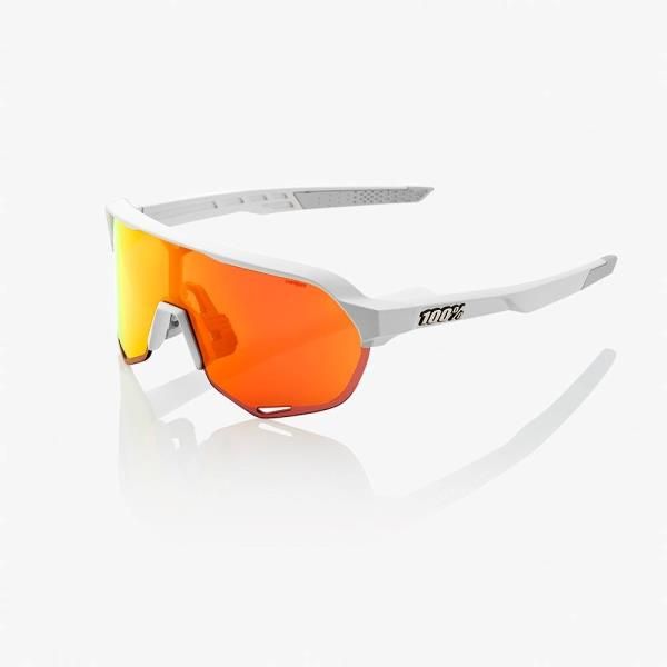 Gafas 100% S2 SOFT TACT OFF WHITE HIPER RED MULTILAYER MIRROR LENS