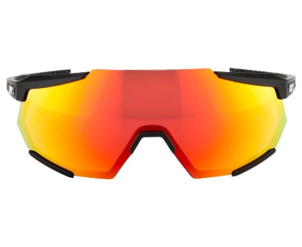 Gafas 100% RACETRAP SOFT TACT BLACK HIPER RED MULTILAYER MIRROR LENS