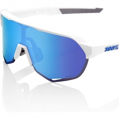 Gafas 100% S2 MATTE WHITE HIPER BLUE MULTILAYER MIRROR LENS