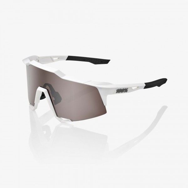 Gafas 100% SPEEDCRAFT MATTE WHITE HIPER SILVER MIRROR LENS