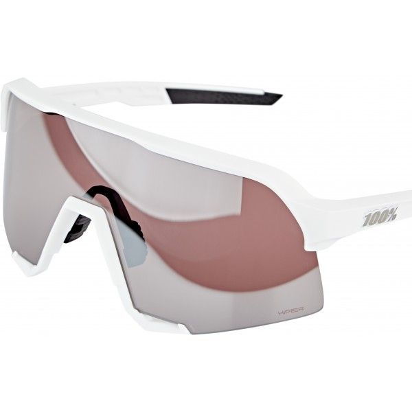 Gafas 100% S3 MATTE WHITE HIPER SILVER MIRROR LENS