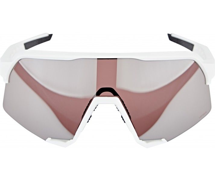 Gafas 100% S3 MATTE WHITE HIPER SILVER MIRROR LENS
