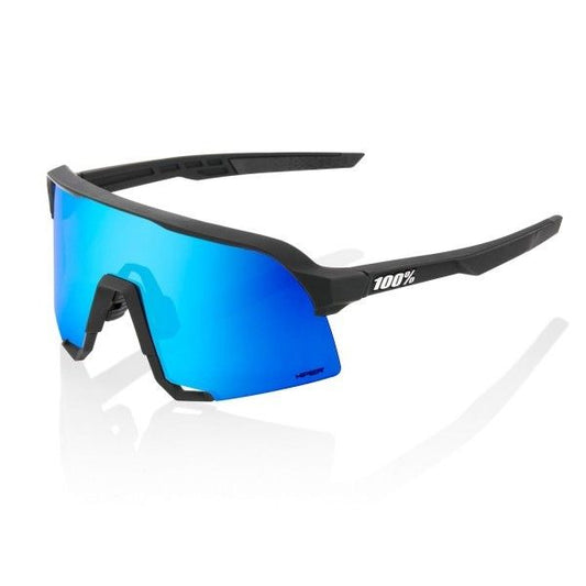 Gafas 100% S3 MATTE BLACK HIPER BLUE MULTILAYER MIRROR LENS