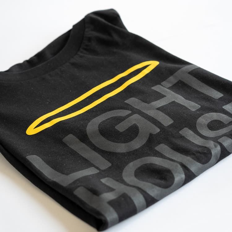 Camiseta motto LHCC negra