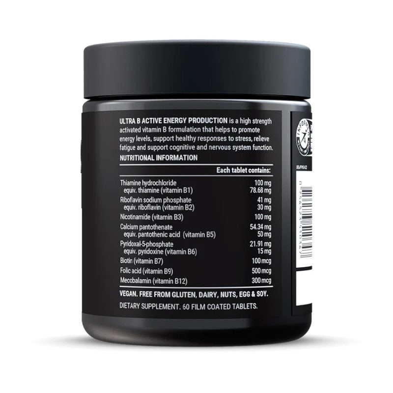 Ultra B Active Performance Peak Performance 60 Tablets. PILLAR