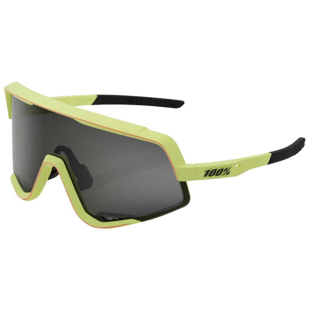 Gafas 100% GLENDALE SOFT TACT WASHED OUT NEON YELLOW SMOKE LENS